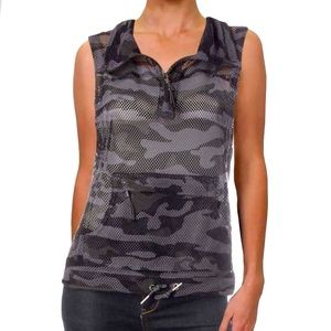 Calvin Klein Performance Camo Print Mesh Vest